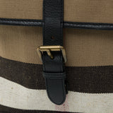House Check Canvas Small Crossbody bag in Canvas, Gold Hardware