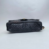Easy Flap Shoulder bag in Caviar leather, Gold Hardware