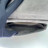 Micro Double Baguette Crossbody bag in Calfskin, Silver Hardware