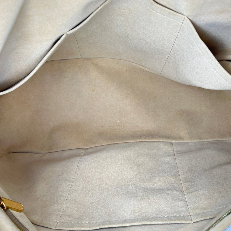 Artsy Top handle bag in Coated canvas, Gold Hardware