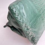 Intrecciato Leggero Tote Top handle bag in Intrecciato leather, Gunmetal Hardware