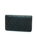 2.55 Reissue Wallet in Caviar leather, Ruthenium Hardware