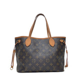 NEVERFULL PM Tote bag in Monogram coated canvas, Gold Hardware