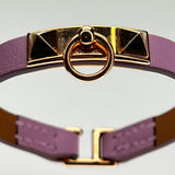 Rivale Bracelet T1 Jewellery Accessories in Swift leather, Rose Gold Hardware