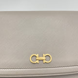 Greta Shoulder bag in Calfskin, Gold Hardware
