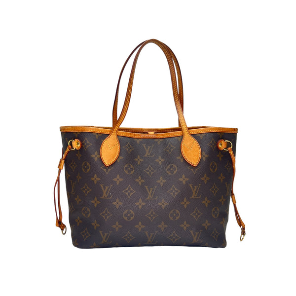Neverfull PM Tote bag in Monogram coated canvas, Gold Hardware