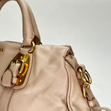Satchel Top handle bag in Calfskin, Gold Hardware