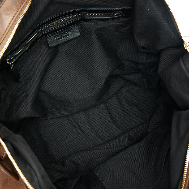 Nightingale Medium Shoulder bag in Lambskin, Gold Hardware