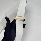Geta Crossbody bag in Goat leather, Gold Hardware