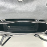 Belt Top Handle Top handle bag in Calfskin, Silver Hardware