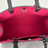 OnTheGo MM Top handle bag in Epi leather, Gold Hardware