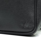 Dimitri Crossbody bag in Taiga leather, Silver Hardware