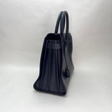 Sac de Jour Small Top handle bag in Calfskin, Silver Hardware
