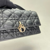 My Dior Top handle bag in Lambskin, Gold Hardware