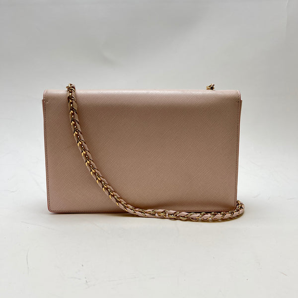 Vara Bow Crossbody bag in Saffiano leather, Gold Hardware