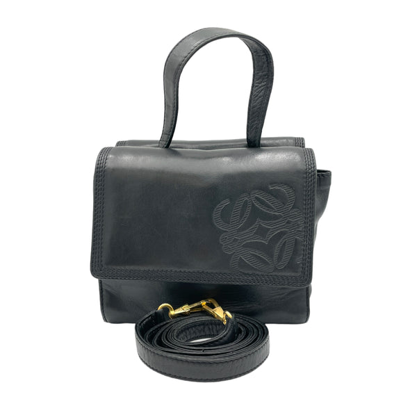 Anagram Top handle bag in Lambskin, Gold Hardware