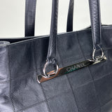 Vintage tote Tote bag in Caviar leather, Silver Hardware