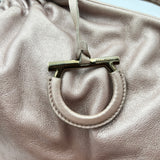 Ottavia Top handle bag in Calfskin, Silver Hardware