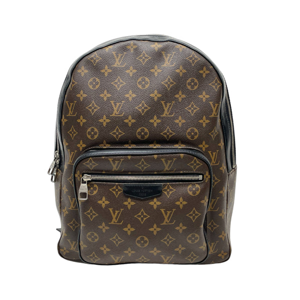 Josh Backpack in Monogram coated canvas, Silver Hardware