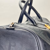 Trotter Boston Duffle bag in Coated canvas, Gold Hardware
