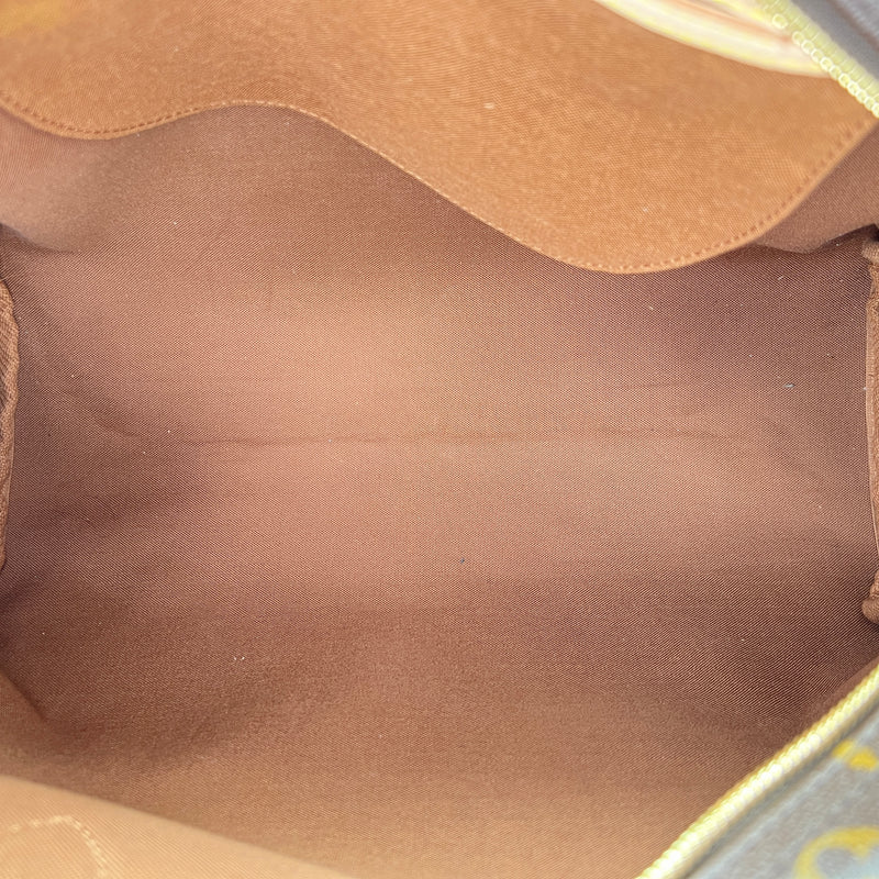 Montorgueil GM Shoulder bag in Monogram coated canvas, Gold Hardware