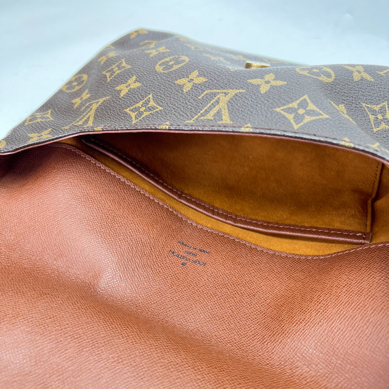 Musette Tango  Shoulder bag in Monogram coated canvas, Gold Hardware