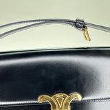Claude Triphome Shoulder bag in Calfskin, Gold Hardware