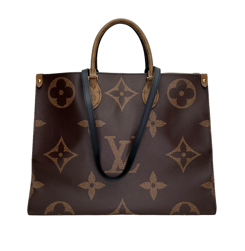 Monogram OnTheGo GM Tote bag in Coated canvas, Gold Hardware