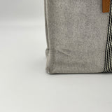Fourre Tout MM Tote bag in Canvas, Silver Hardware