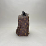 palm springs Mini Backpack in Monogram coated canvas, Gold Hardware
