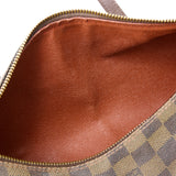 Papillon Damier Top handle bag in Coated canvas, Gold Hardware