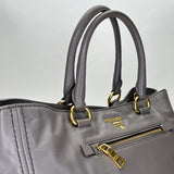 Bauletto Top handle bag in Calfskin, Gold Hardware