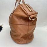 Nightingale Top handle bag in Goat leather, Light Gold Hardware