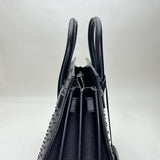 Studded Sac De Jour Small Top handle bag in Calfskin, Silver Hardware