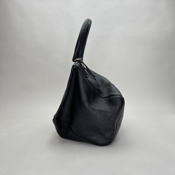 Pandora Medium Top handle bag in Goat leather, Silver Hardware