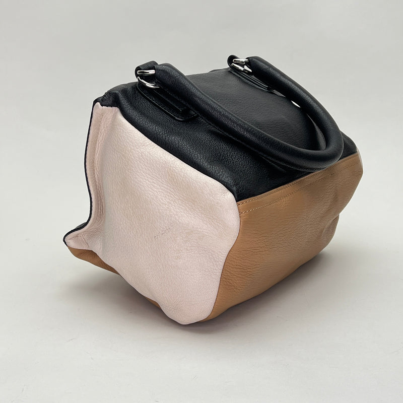 TRICOLOUR LEATHER PANDORA SMALL 2WAY Shoulder Bag Small Shoulder bag in Goat leather, Silver Hardware