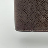 Slender Brown Wallet in Taiga Leather