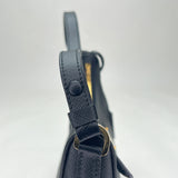 Re-Edition Mini Shoulder bag in Saffiano leather, Gold Hardware