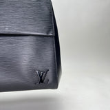 Cluny MM Top handle bag in Epi leather, Silver Hardware