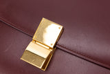 Classic Medium Shoulder Bag in Calfskin, Gold Hardware