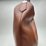 Medium Infinity Hobo Chain  Medium Shoulder bag in Calfskin, Silver Hardware