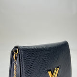 Twist Chain Wallet on chain in Epi leather, Gold Hardware