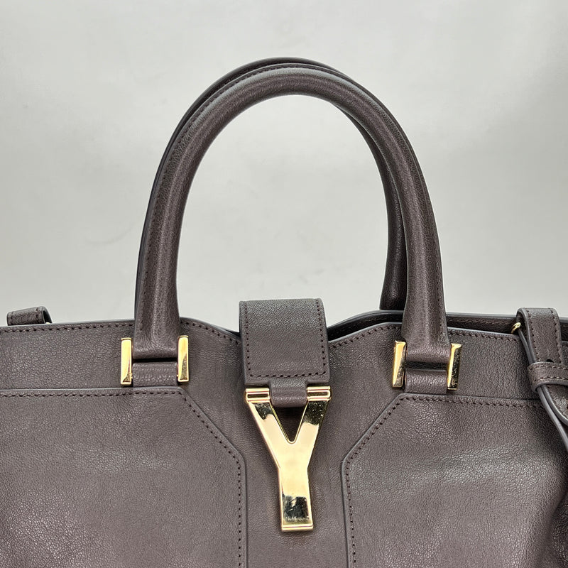 Cabas Chyc Ligne Small Top handle bag in Calfskin, Gold Hardware
