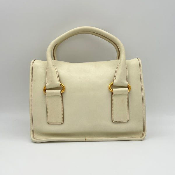 Pattina Shopping Top handle bag in Calfskin, Gold Hardware