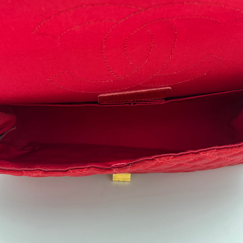 2.55 Satin Reissue flap bag 225 Shoulder bag in Satin, Gold Hardware