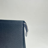 Pochette Voyage Pouch in Taiga leather, Silver Hardware