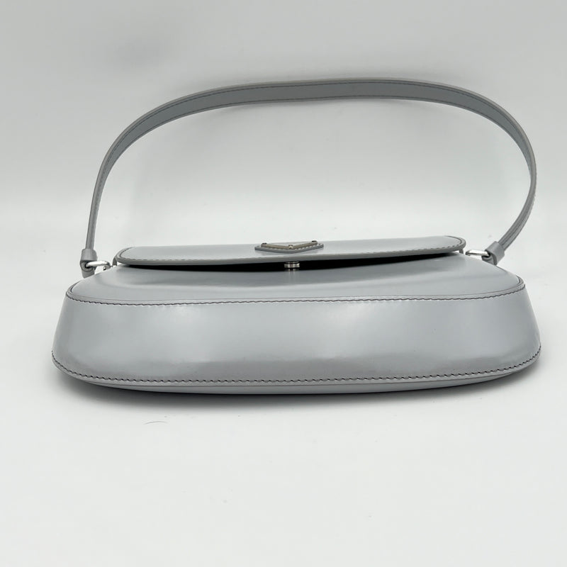 Cleo Small Shoulder bag in Calfskin, Silver Hardware