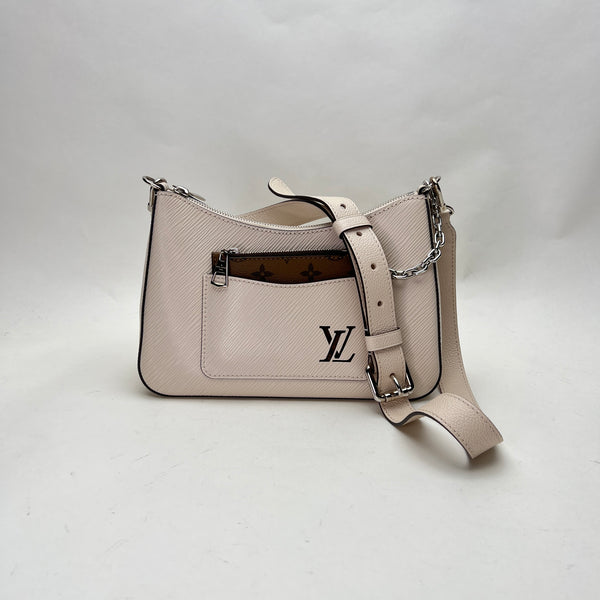 Marelle Shoulder Bag Shoulder bag in Epi leather, Silver Hardware
