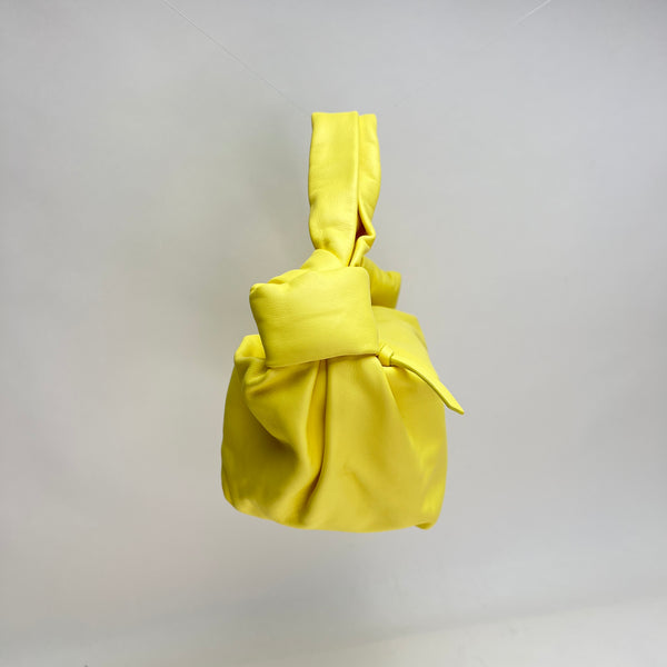 Double Knot Shoulder bag in Calfskin, Silver Hardware