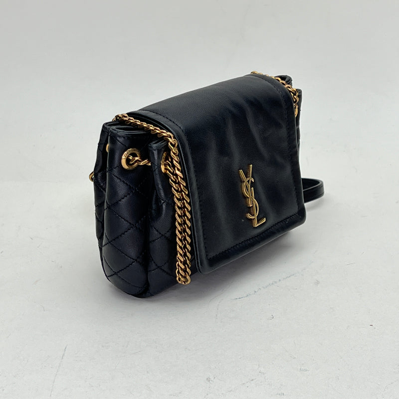NOLITA Mini Shoulder bag in Lambskin, Gold Hardware